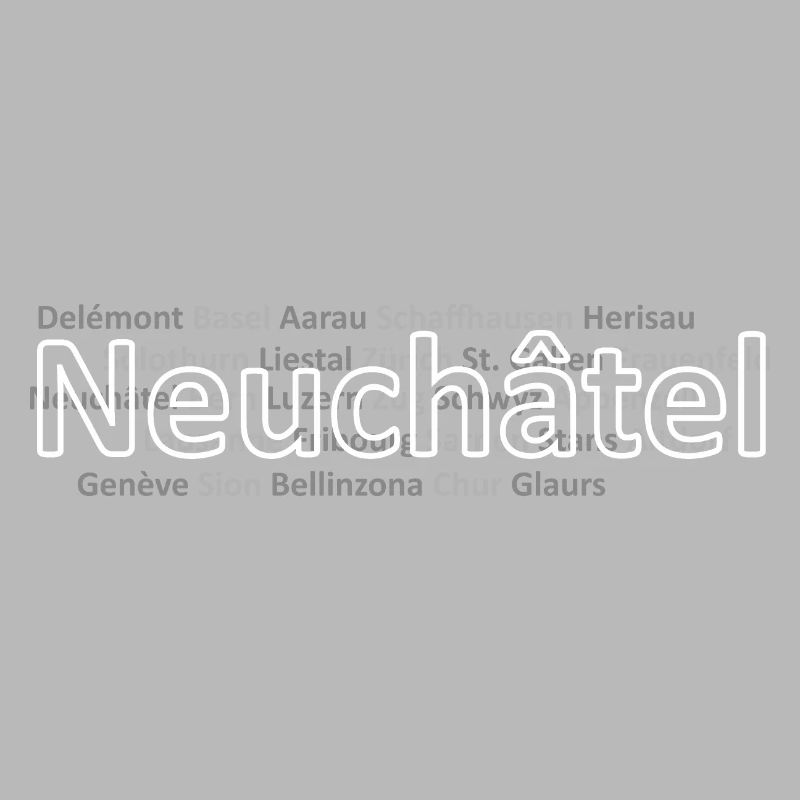 Schweizer Städte Neuchatel