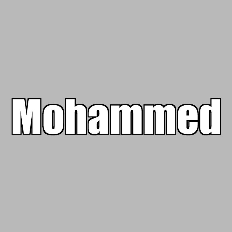 Muhammad - (Nom humain)