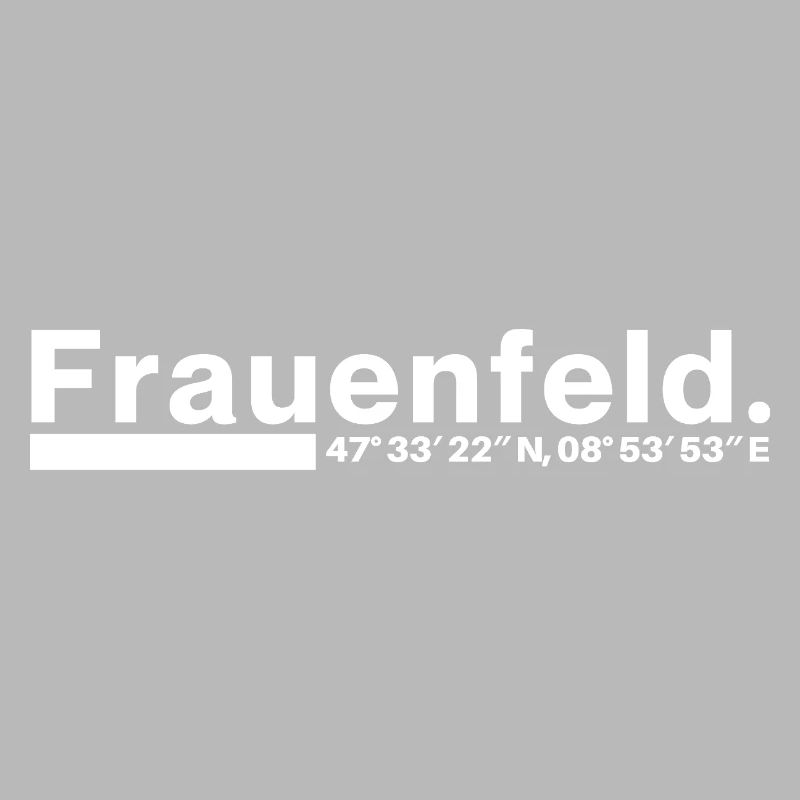 Frauenfeld Koordinaten Thurgau Thurgauer