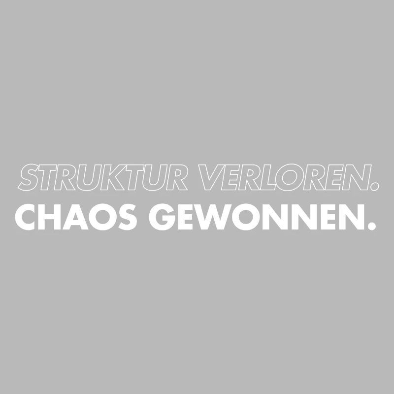 Structure lost, chaos won