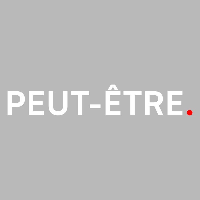 MAYBE. Minimal Design, Subtle Humor