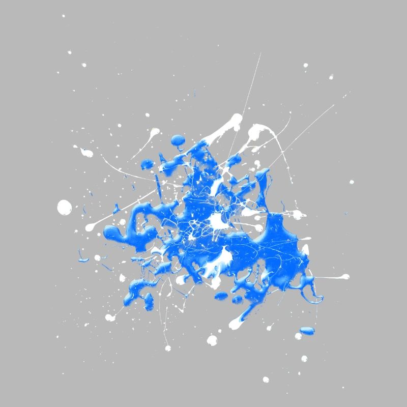 Blancbleu.Éclaboussure