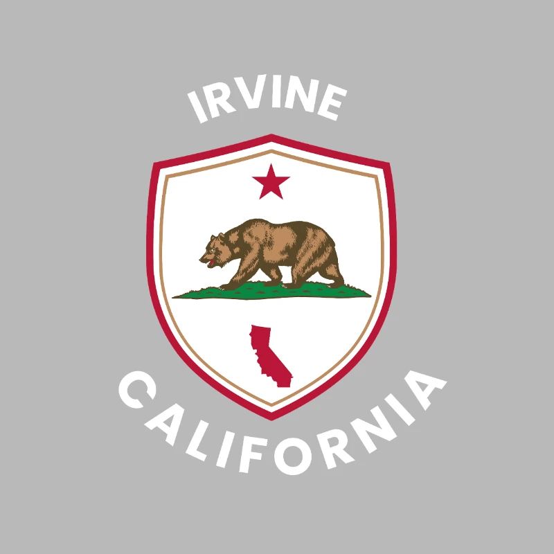 Emblème du bouclier d’ours d’Irvine, CA
