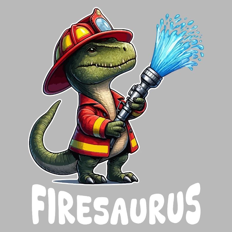 Firesaurus Pompier Mascotte