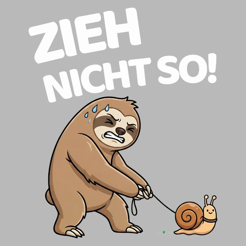 Don't pull so sloth with snail