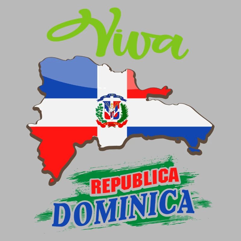 Conception du drapeau de la République dominicaine