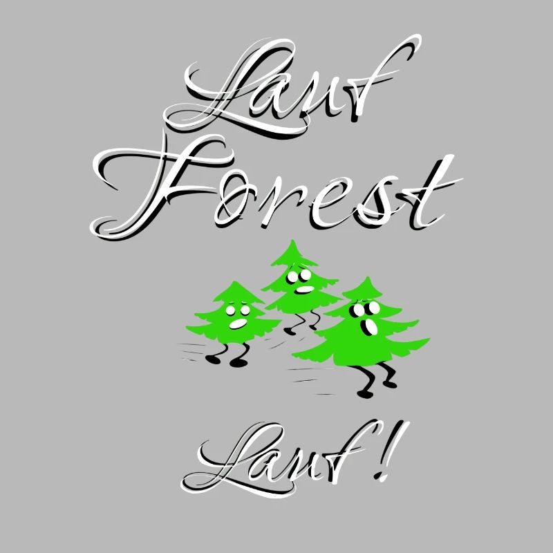 Run, Forrest, run! Christmas design