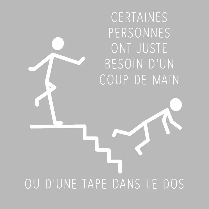 Coup de main ou tape dans le dos