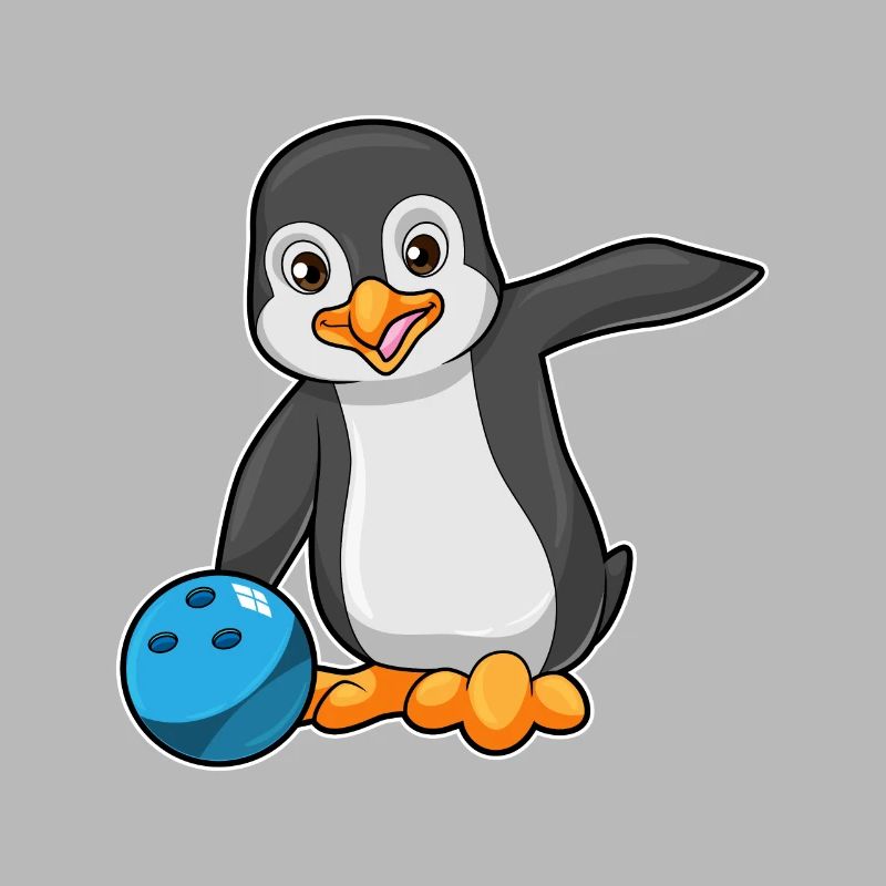 Penguin Bowling Boule de bowling