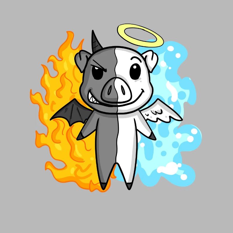 Pig - Angel and Devil
