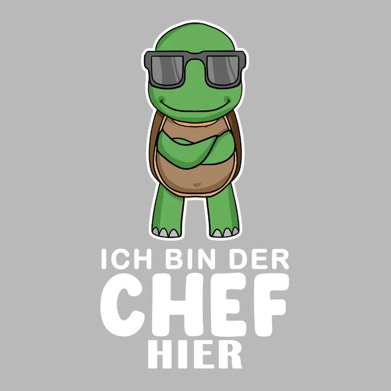 Cool Schildkröte Chef