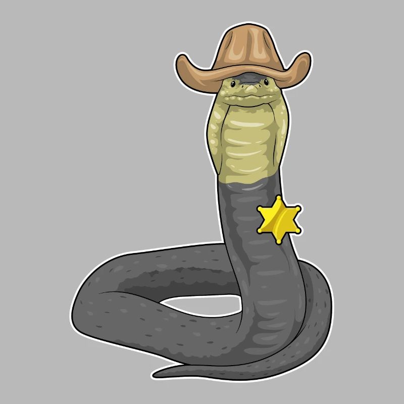 Snake Sheriff Sheriff's Hat