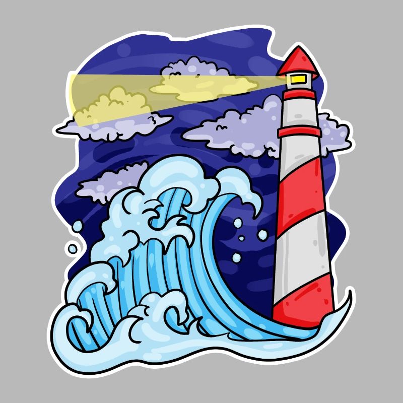 Phare Côte Mer Mer
