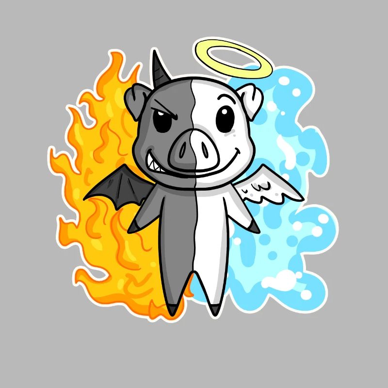 Pig - Angel and Devil