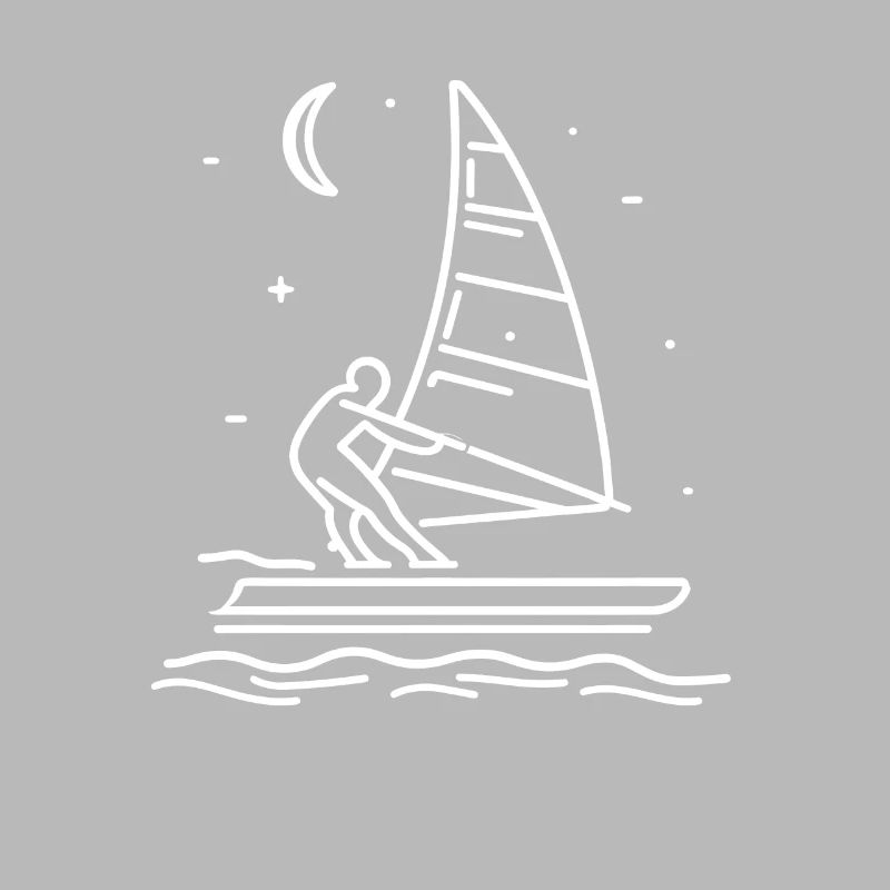 Windsurfer Drawing