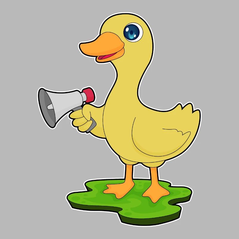 Mégaphone de canard