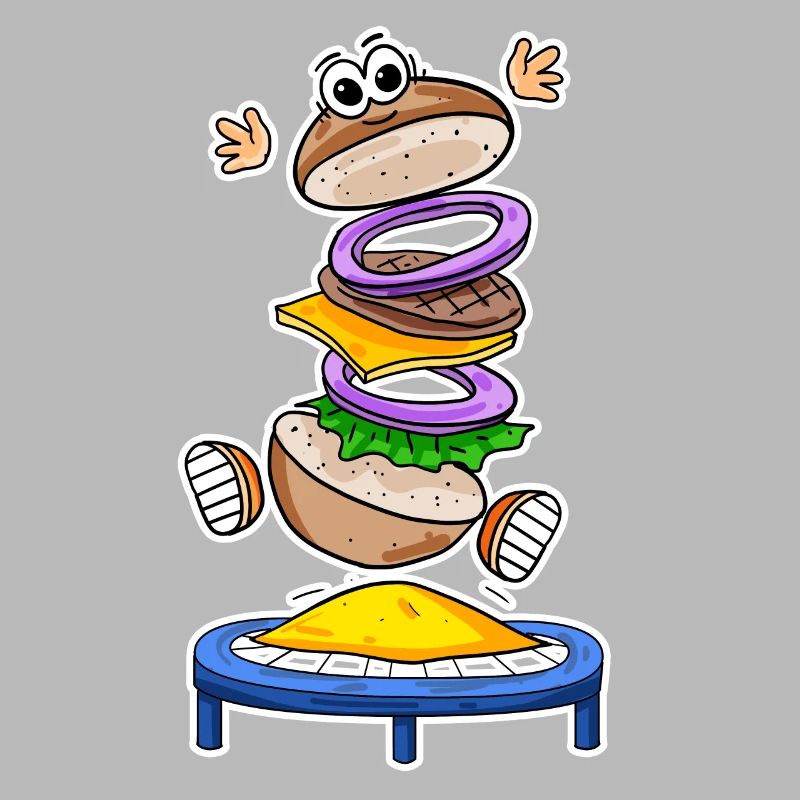 Trampoline Burger Restauration rapide