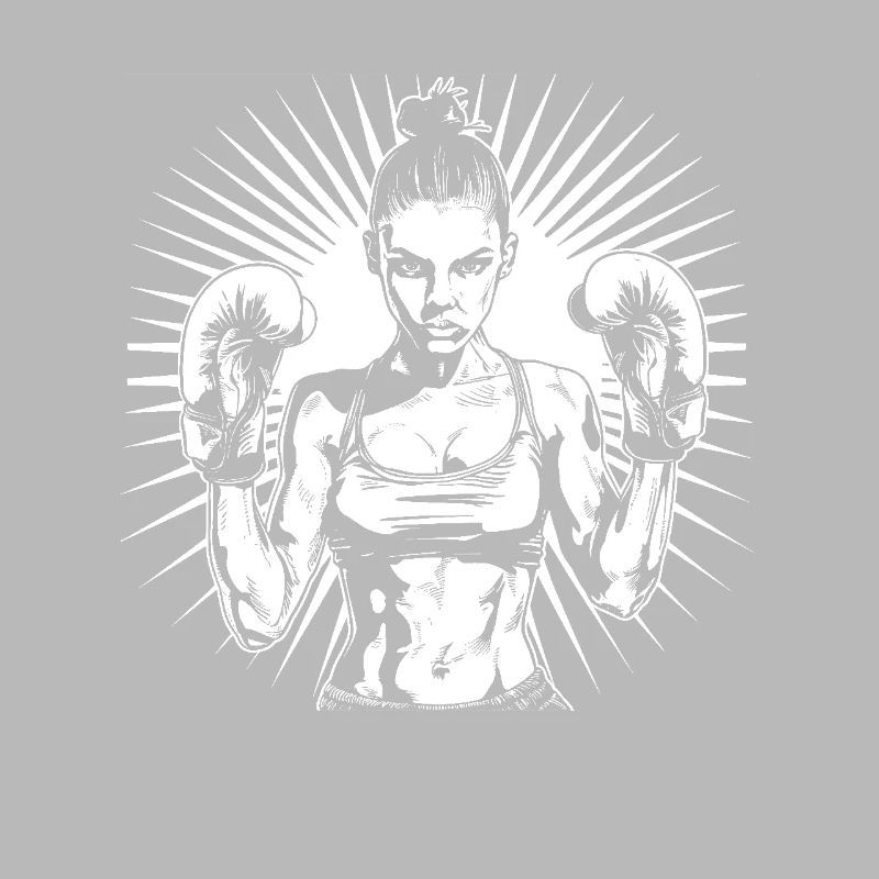 Weiblicher Boxer
