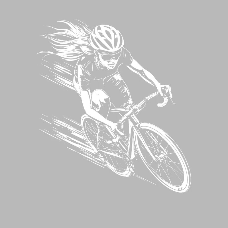Radfahrerin