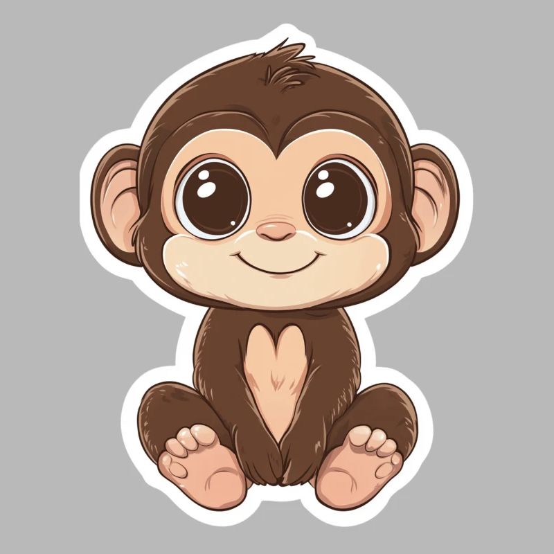 Monkey Cute Monkey Gift for Monkey Fans