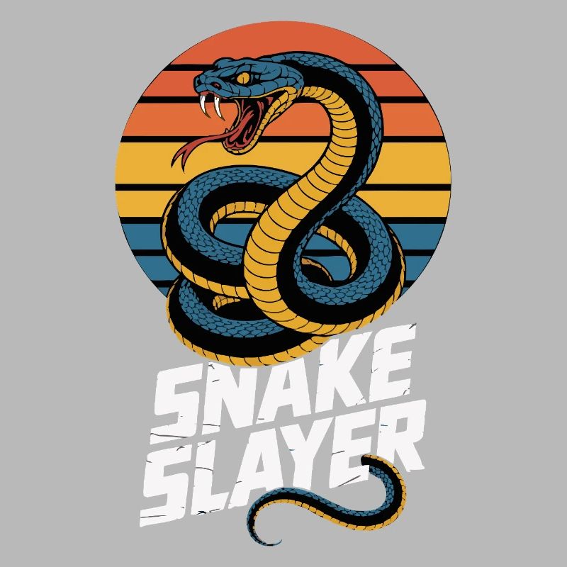 Snake hunter – Retro Schlange Design