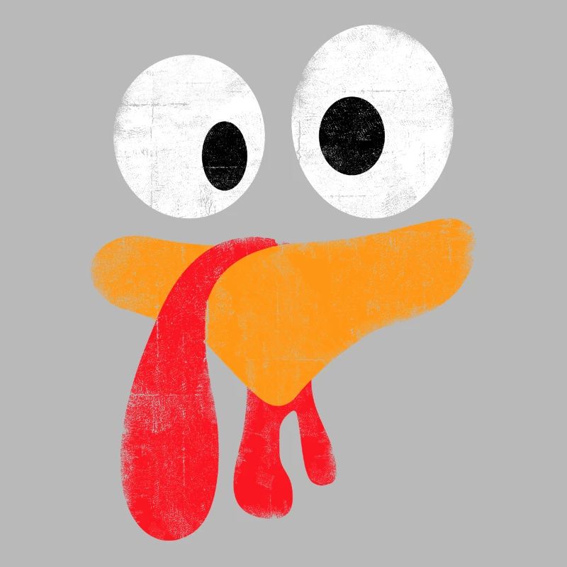 Fête de thanksgiving - Drôle de visage de dinde