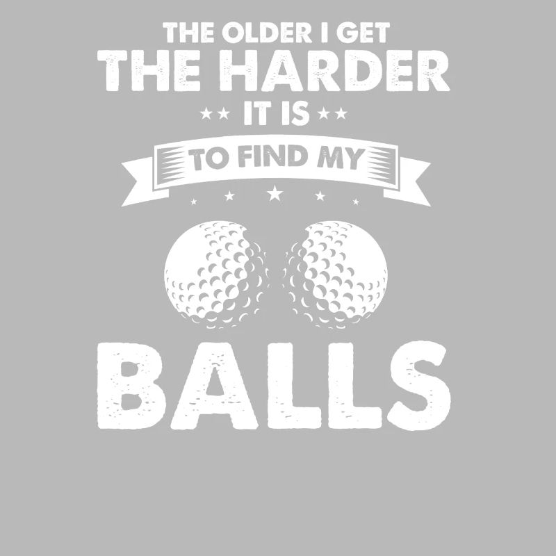 Plus difficile de trouver mes balles Golf Humour Citation