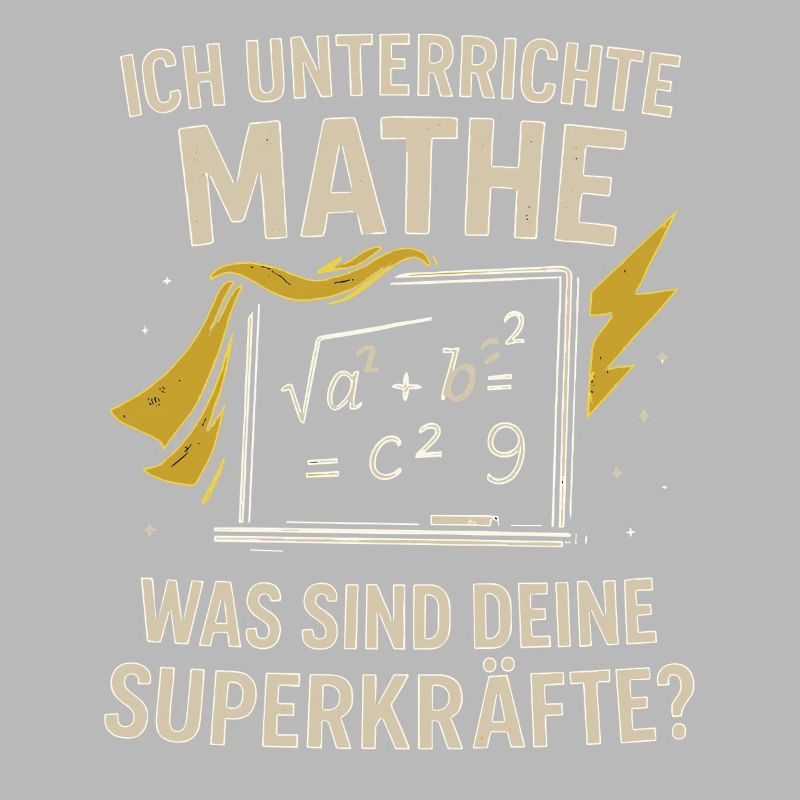 Ich unterrichte Mathe – Deine Superkräfte?