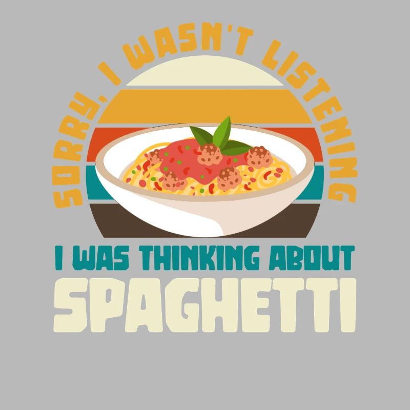Spaghetti Denkpause Retro