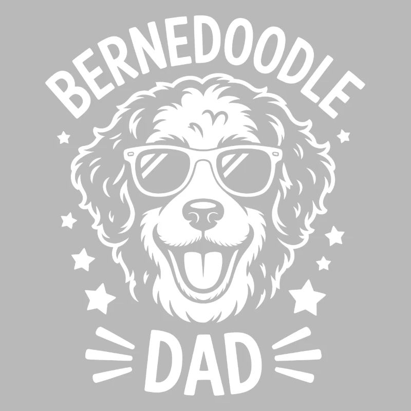Bernedoodle Spruch Papa Witz Bernedoodle Geschenk
