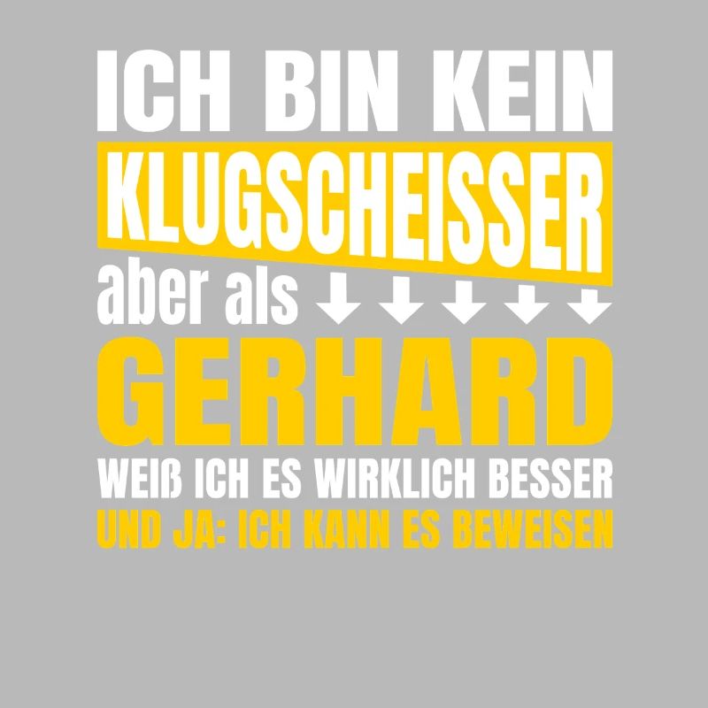 I'm not a smartass Gerhard