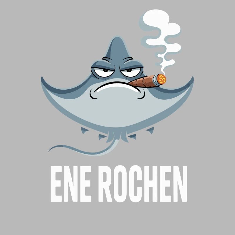 Ene Rochen Raucher Spruch Zigarette Kippe Rauchen