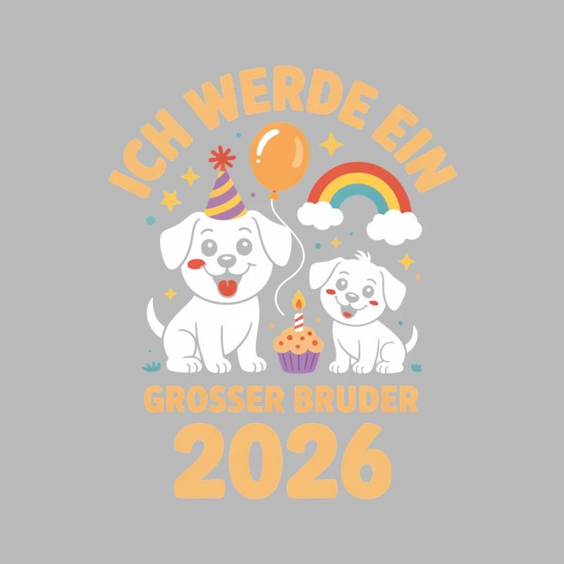 Ich werde ein grosser Bruder 2026 Hund Welpe