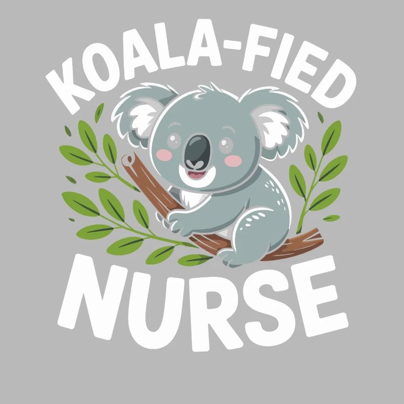 Koala nurse in the tree