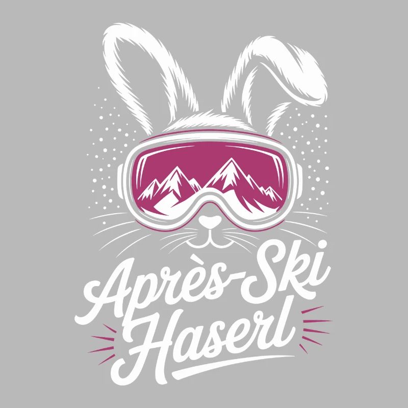 Après-ski bunny hut fun Skier ski bunny
