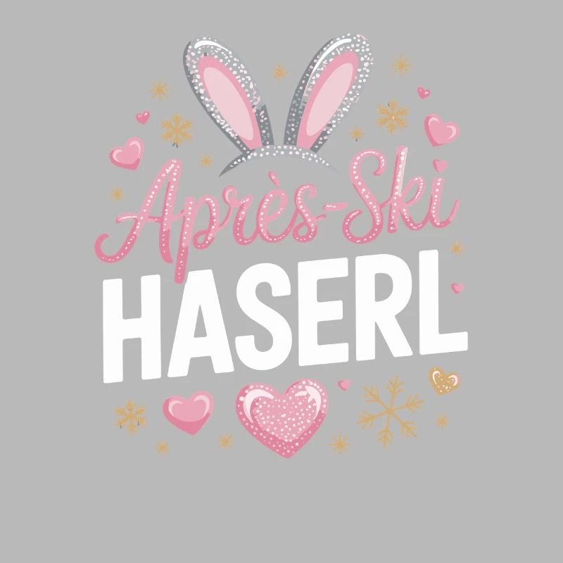Après-ski bunny hut fun Skier ski bunny