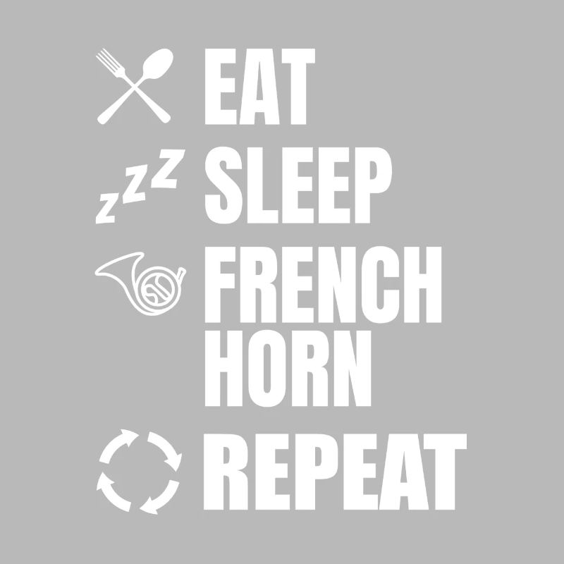 Mange Dorme, cor français, répéter