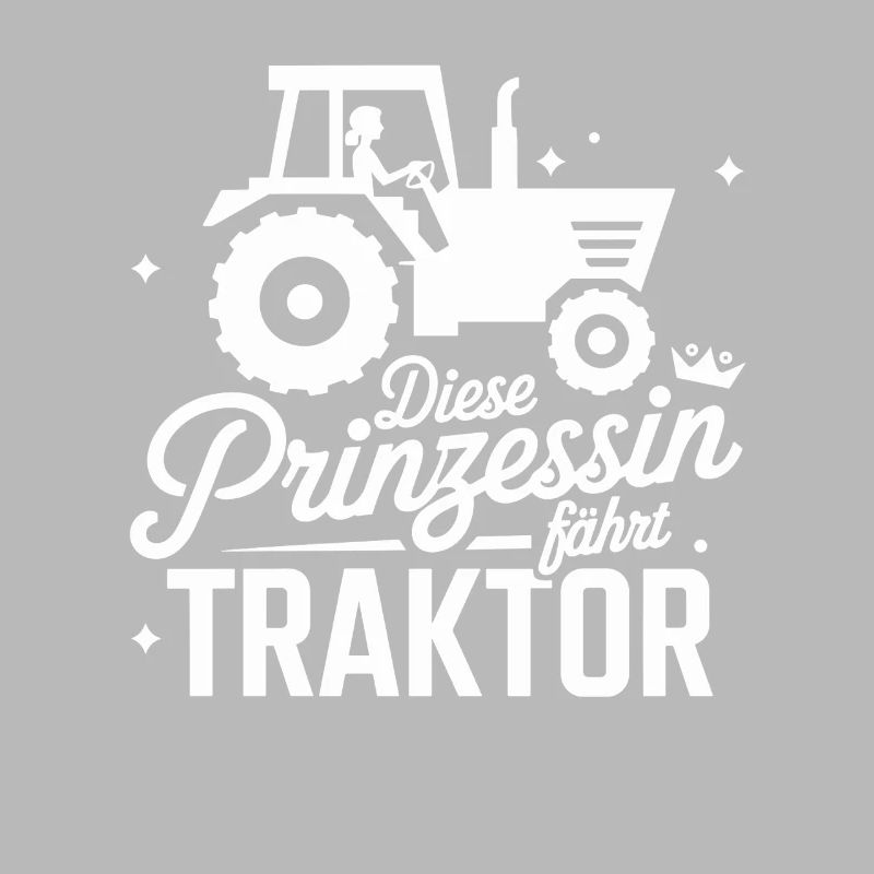 This Princess Drives Tractor Funny Saying
