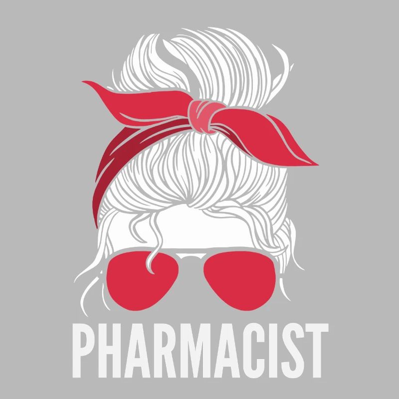 Messy Bun Pharmacist Pharmacist