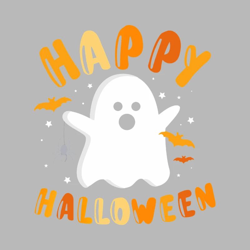Happy Halloween Ghost Graphic