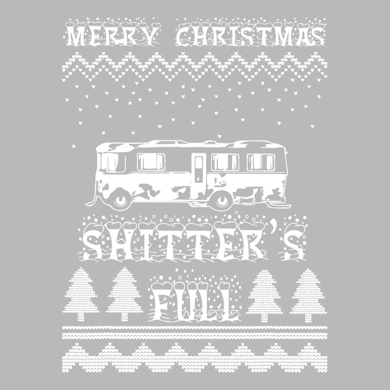 Retro Camper Winter-Strickszene