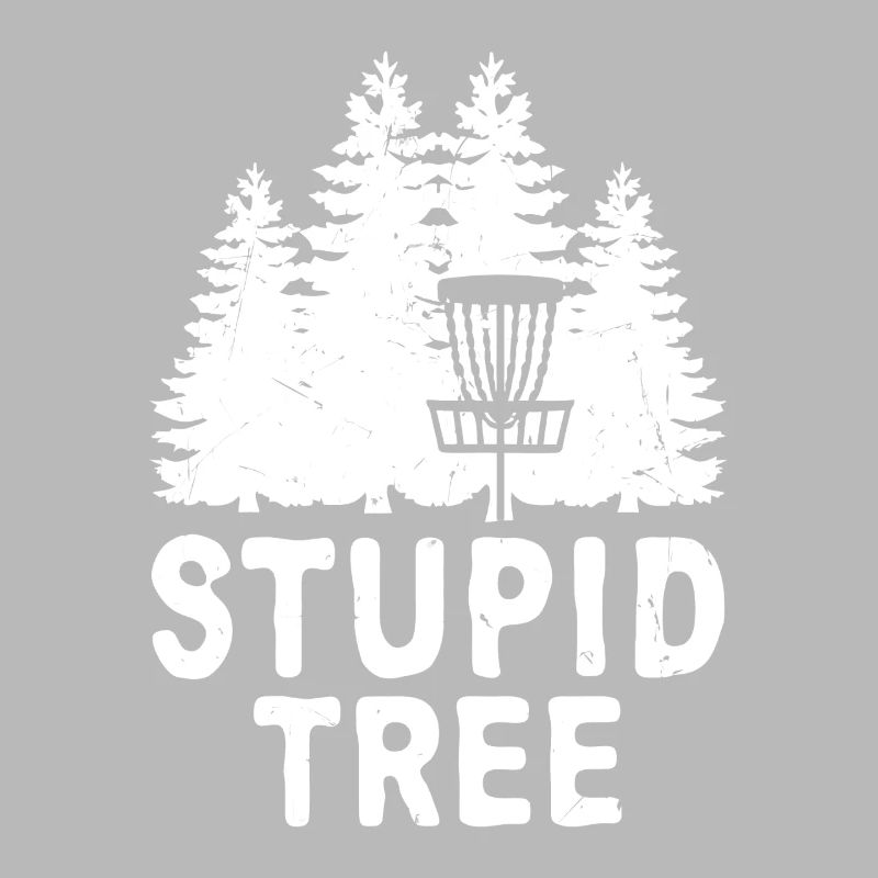 Tee de disc golf stupide de l’arbre
