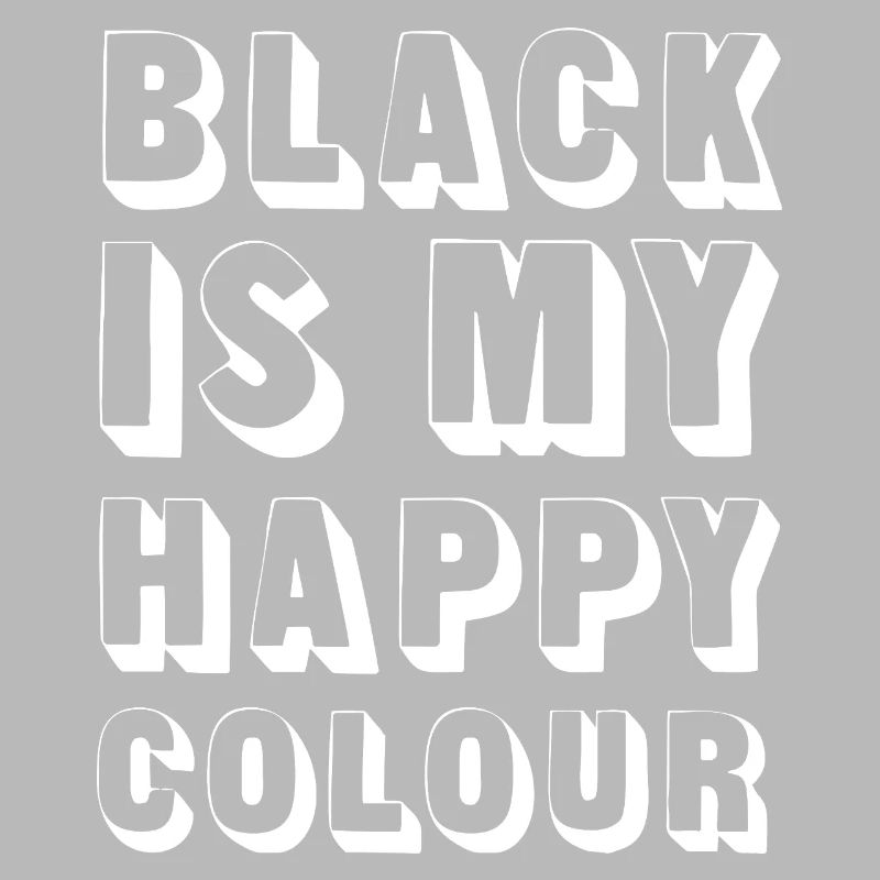 Le noir est ma couleur joyeuse