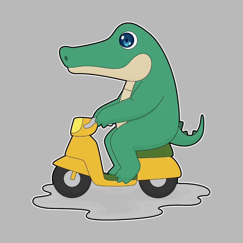 Crocodile Scooter