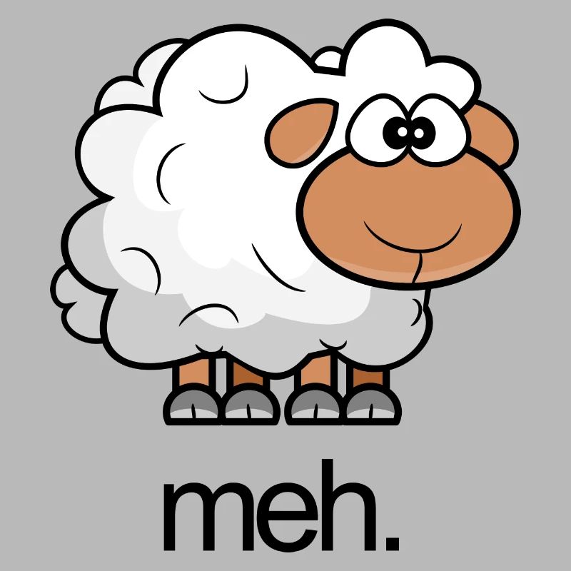 Illustration de moutons avec citation