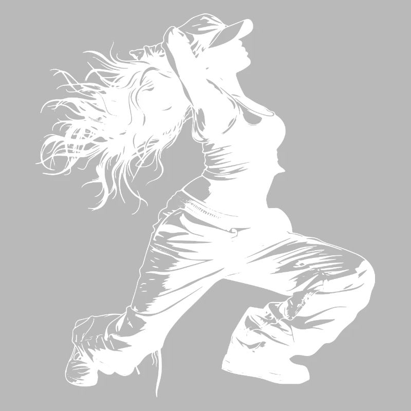 Dessin de breakdancer