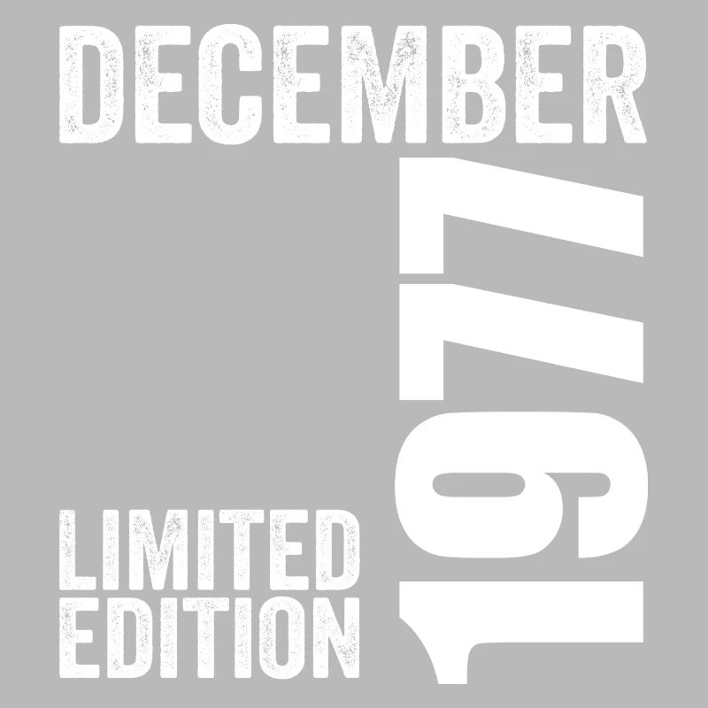 Retro Geburtstagsgeschenk - Dezember 1977