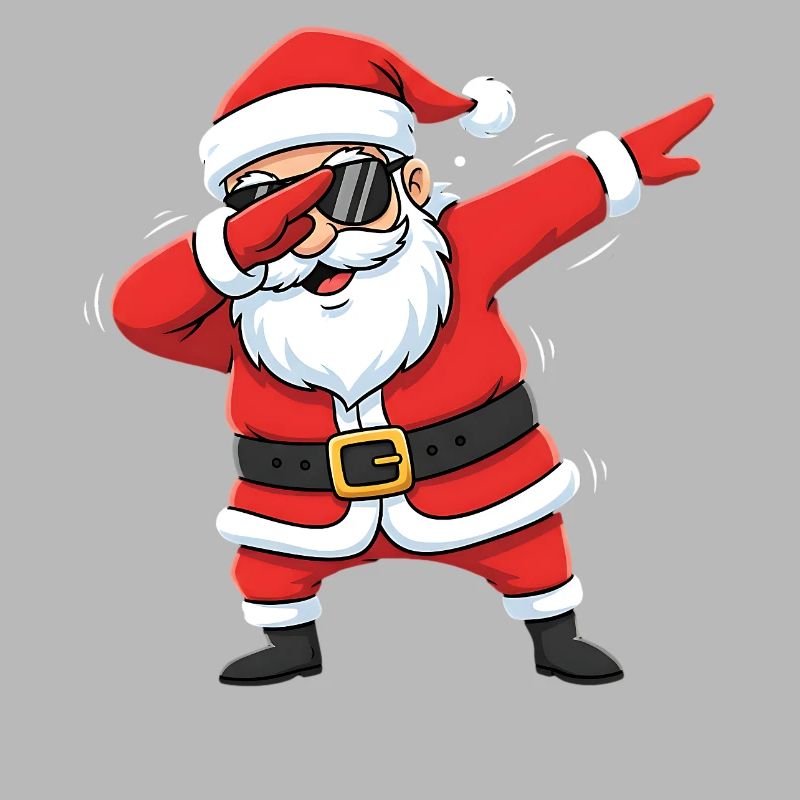 Lustiger Dabbing Weihnachtsmann Dab Santa