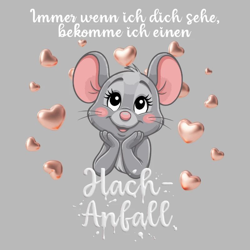 Süße Maus bekommt einen Hach-Anfall.