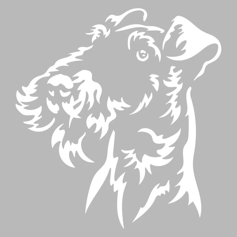 Fox Terrier Head « Black Edition »